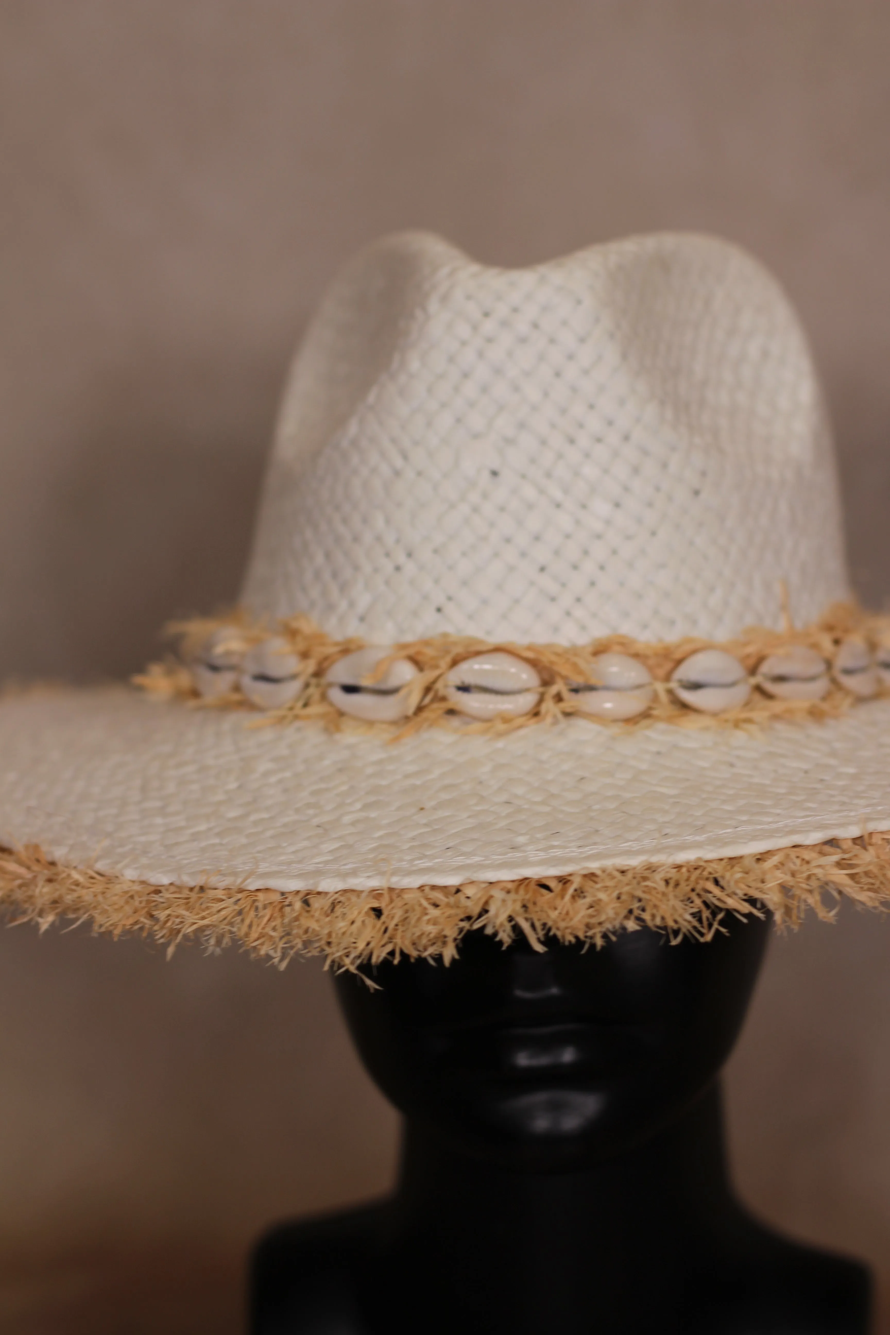 Shell Summer Straw Hat
