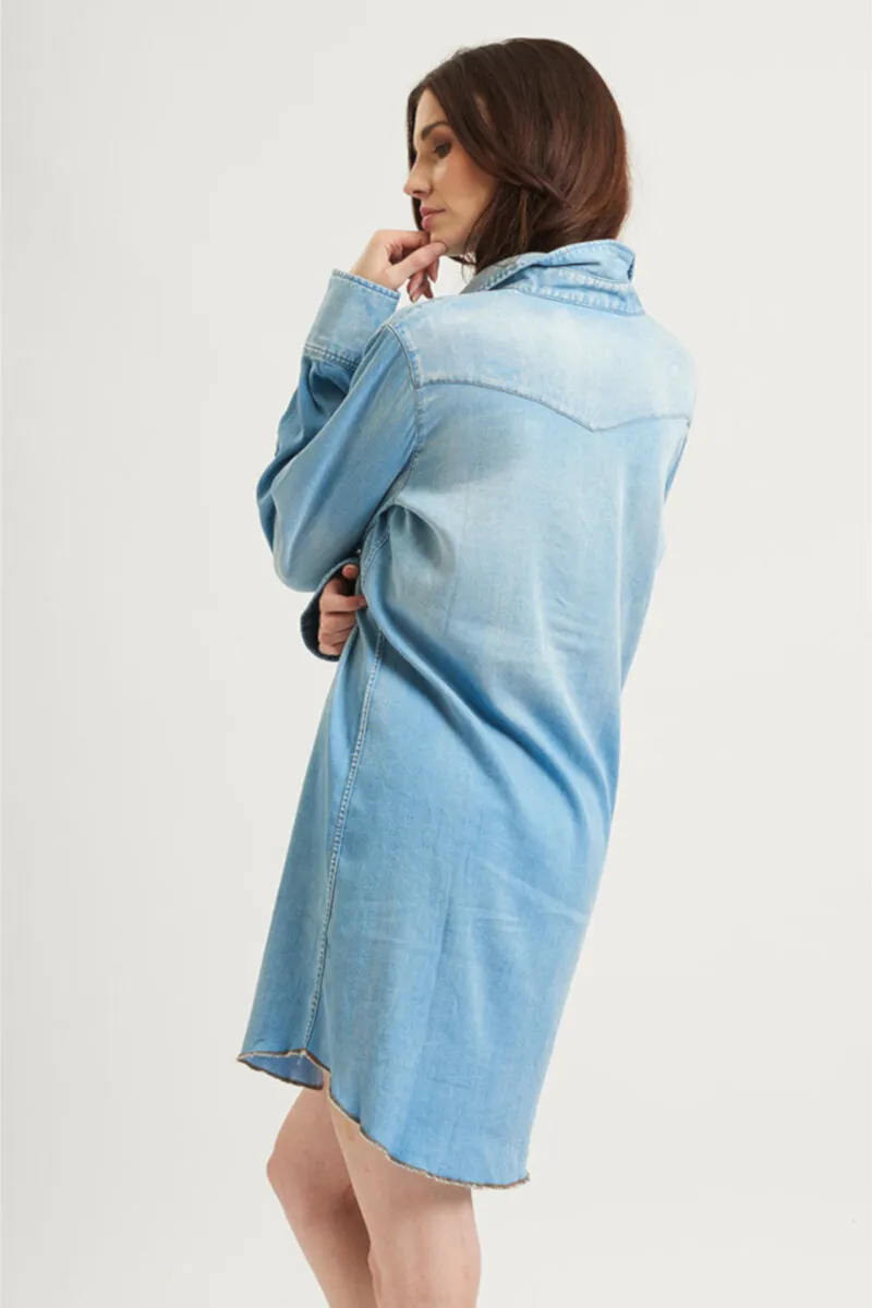 Shirty - Cowgirl Denim Shirt Light Denim