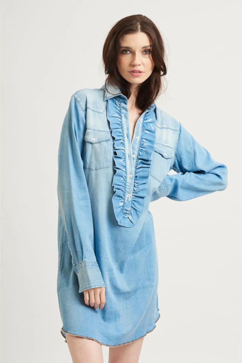 Shirty - Cowgirl Denim Shirt Light Denim