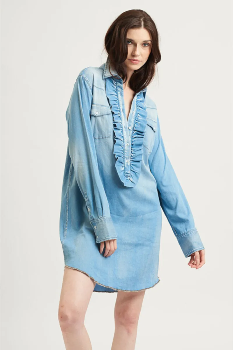 Shirty - Cowgirl Denim Shirt Light Denim