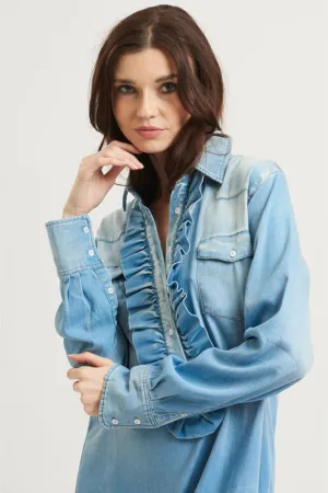 Shirty - Cowgirl Denim Shirt Light Denim
