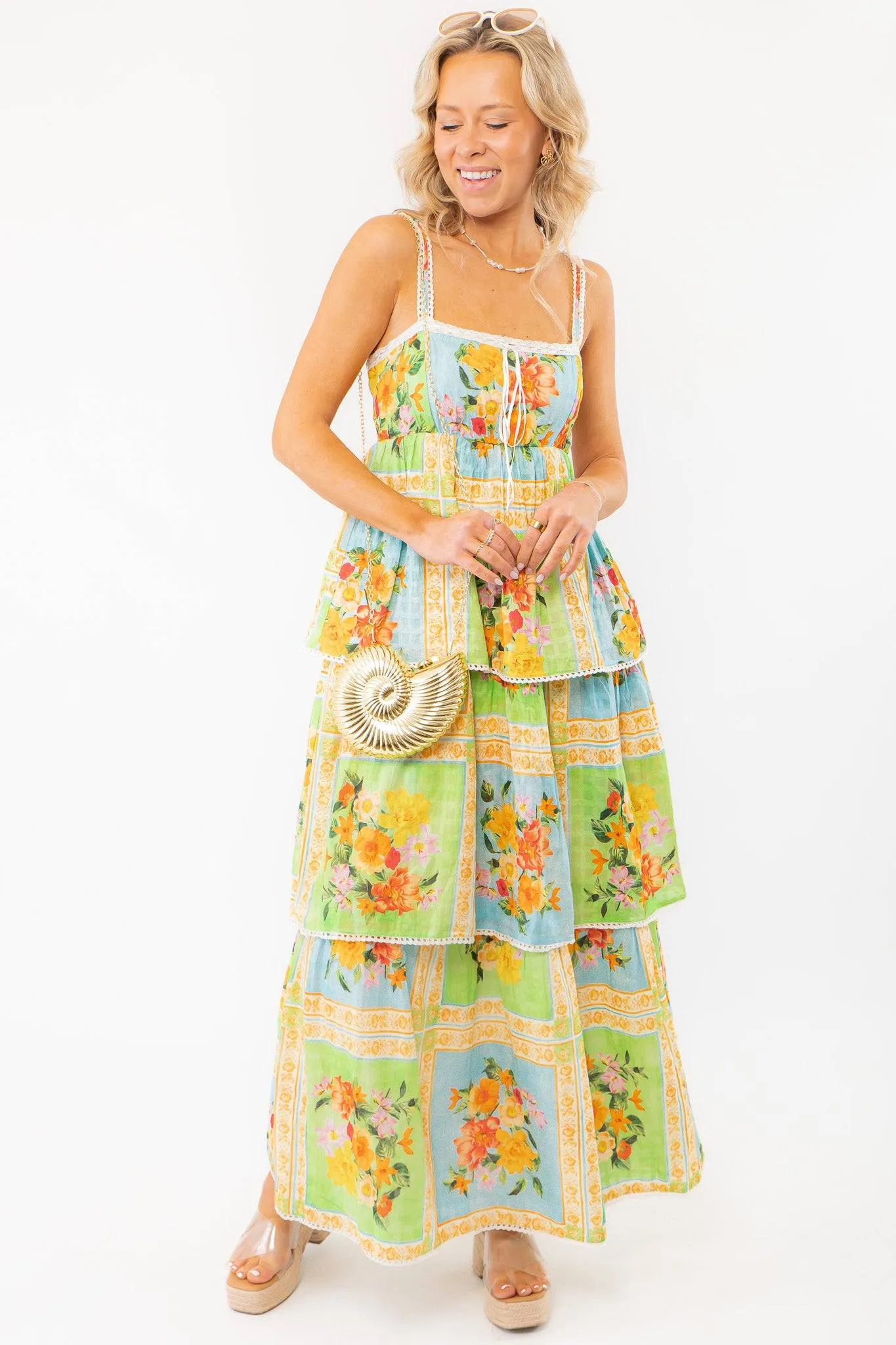 Show Me Your Mumu Peyton Country Bouquet Midi Dress