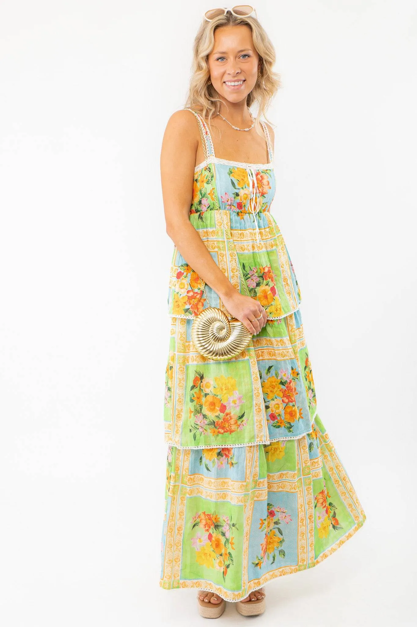 Show Me Your Mumu Peyton Country Bouquet Midi Dress