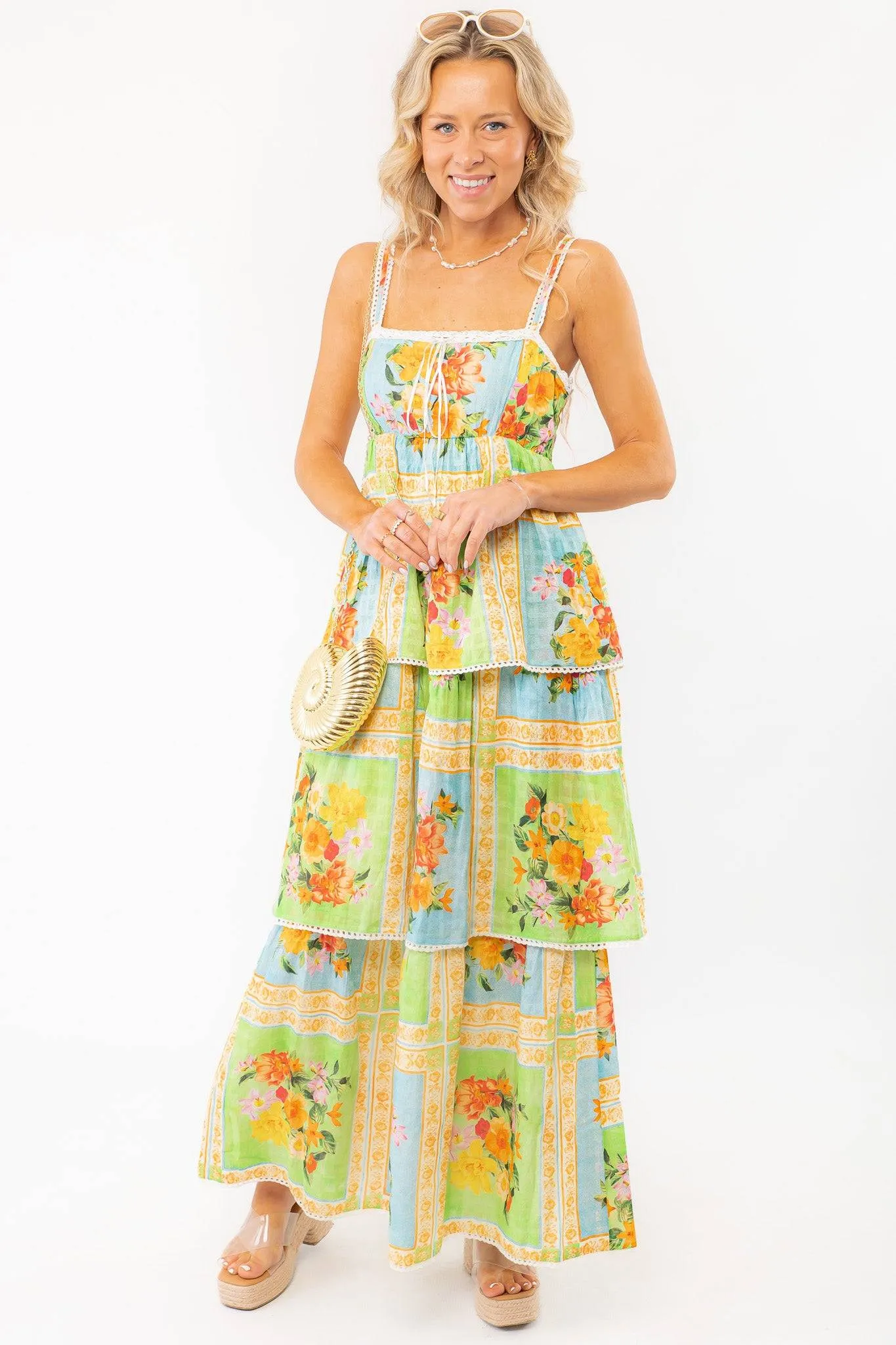 Show Me Your Mumu Peyton Country Bouquet Midi Dress