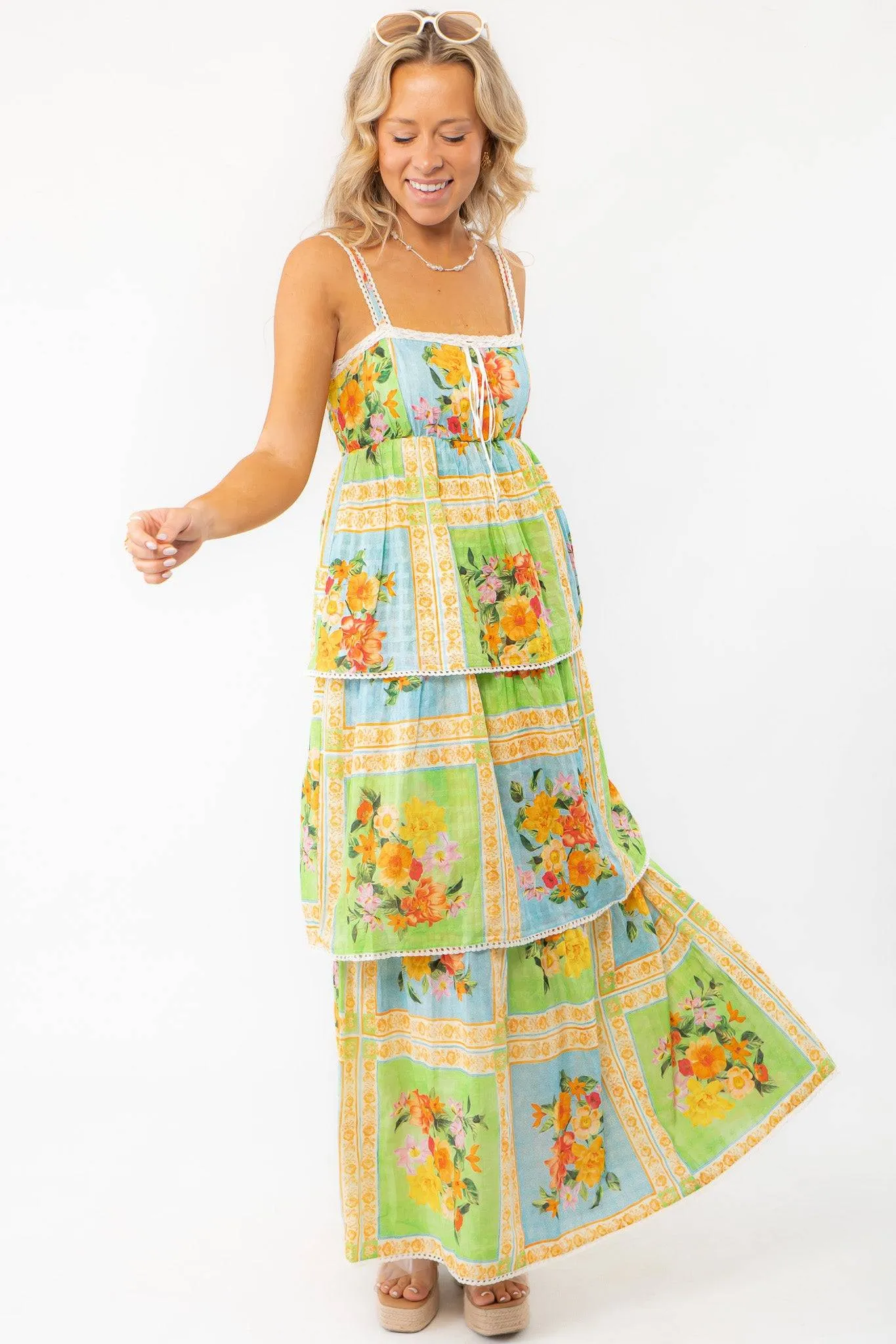 Show Me Your Mumu Peyton Country Bouquet Midi Dress