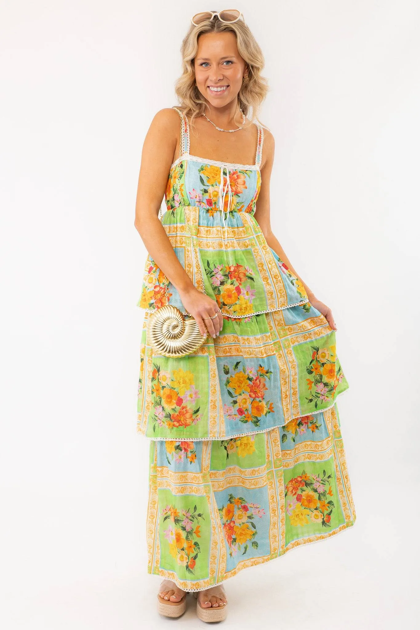 Show Me Your Mumu Peyton Country Bouquet Midi Dress