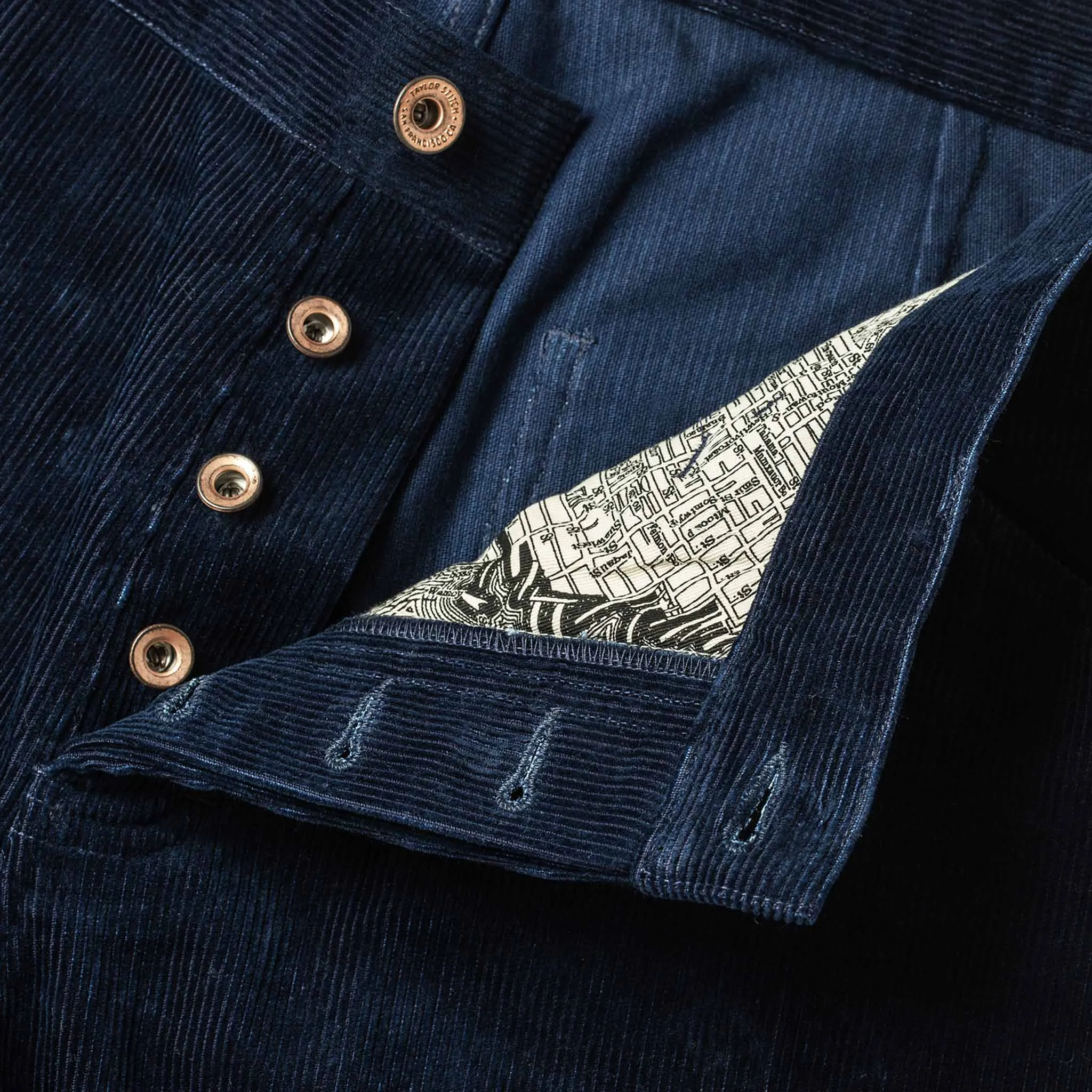 The Camp Pant in Indigo Corduroy