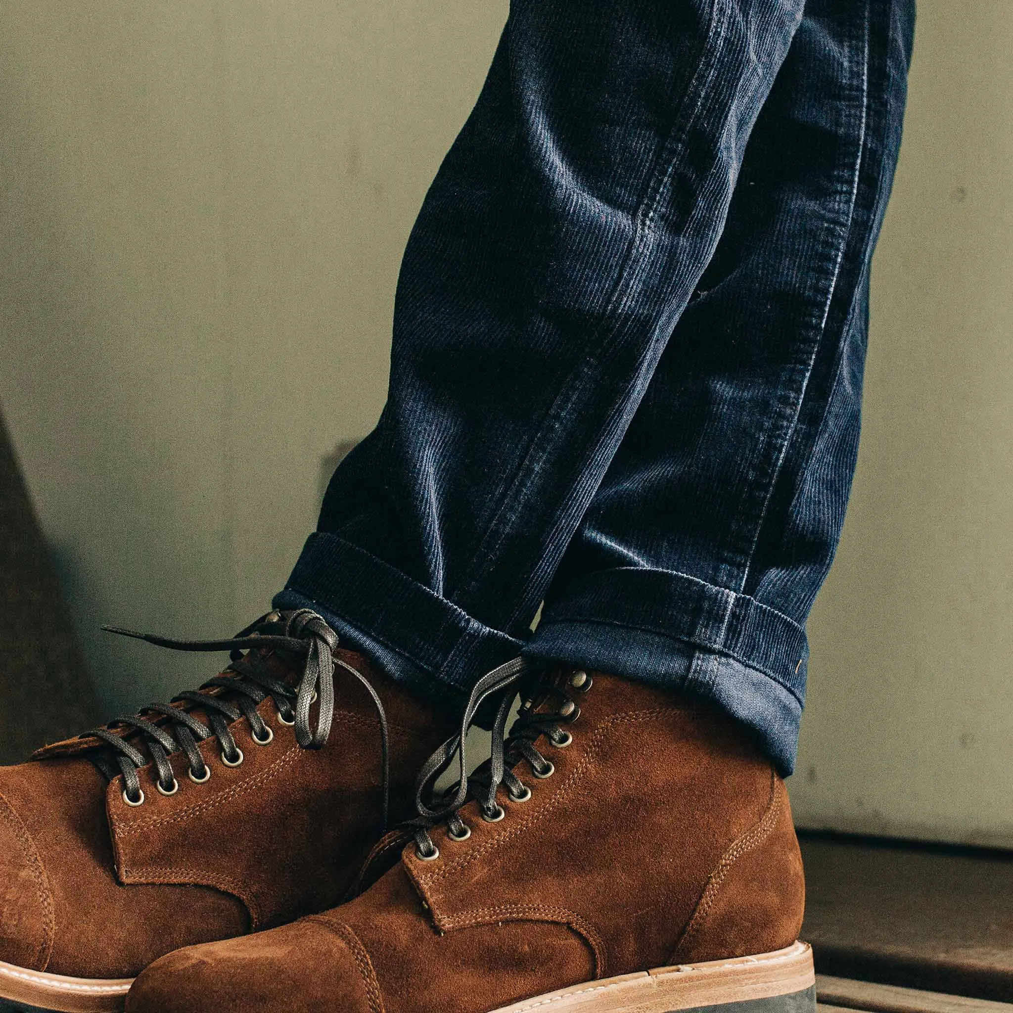 The Camp Pant in Indigo Corduroy