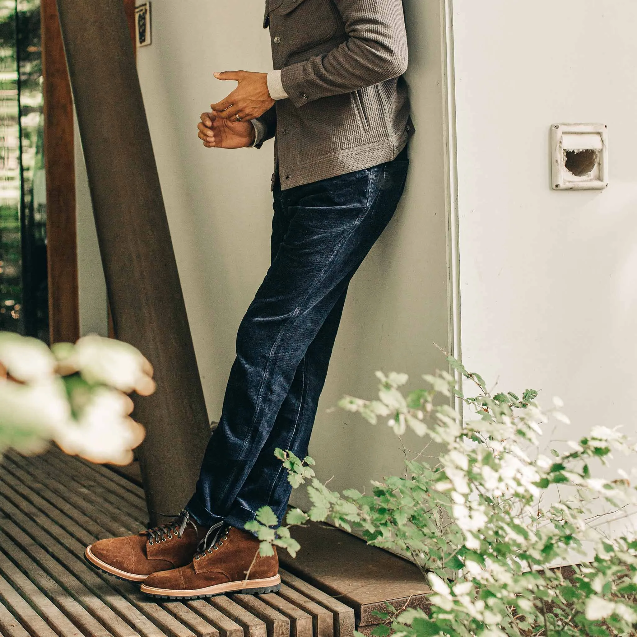 The Camp Pant in Indigo Corduroy