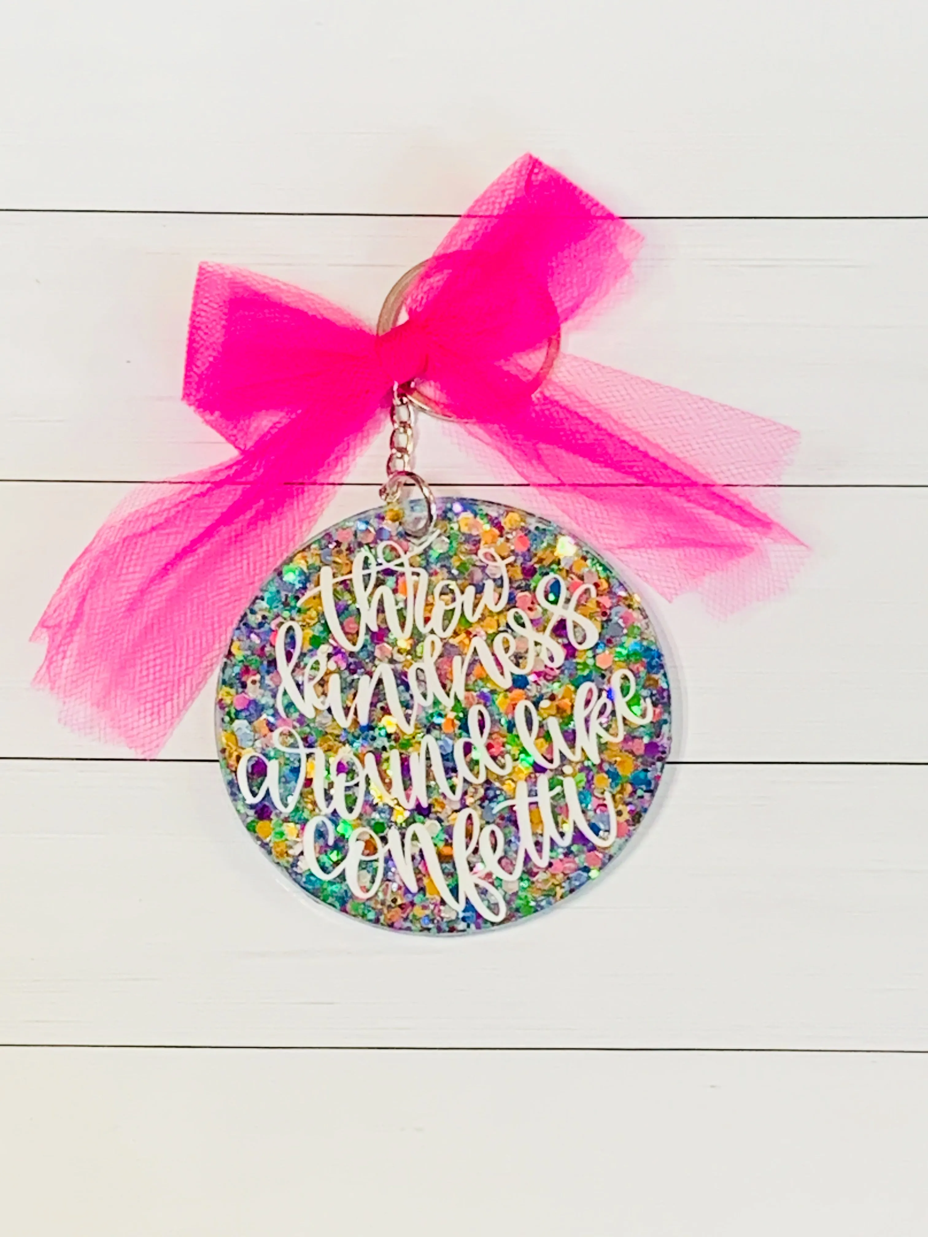 Throw Kindness Keychain