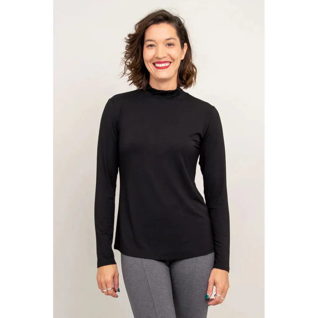 Tonya Mock Neck Top