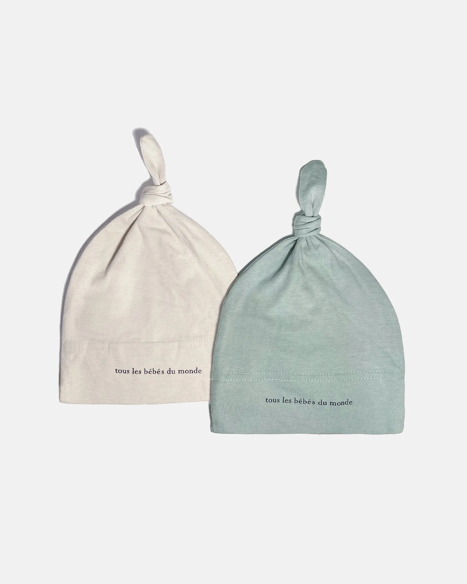 Top Cotton Knot Hat - 2 pack