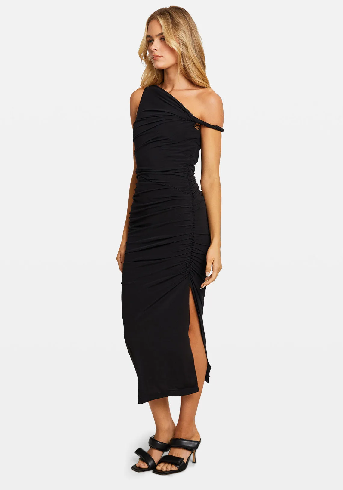 TWIST DRESS BLACK