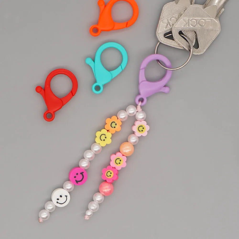 Wholesale Boho Beads Acrylic Beaded Lanyard Keychain JDC-KC-Yuxz005